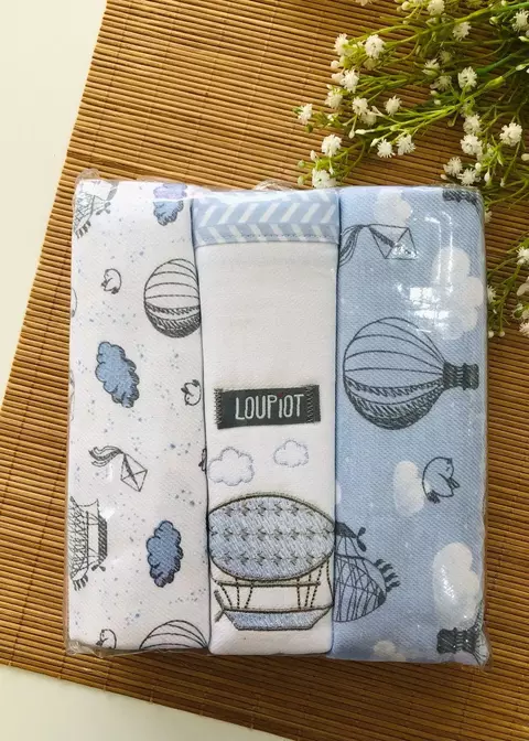 Kit Manta Cueiro Balões - comprar online