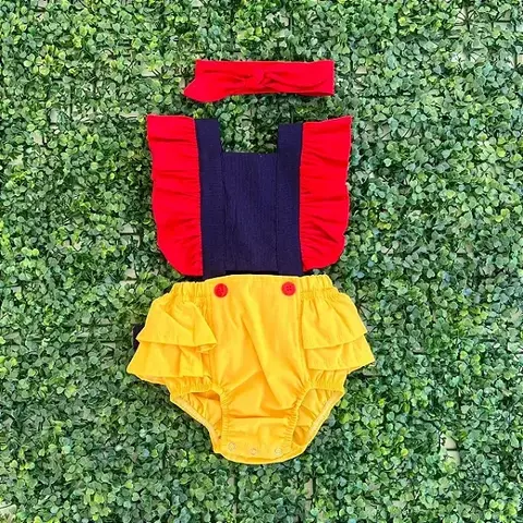 Jardineira Luxo Branca de Neve - comprar online