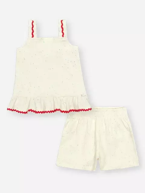 Conjunto Blusa e Shorts Natural Cinti