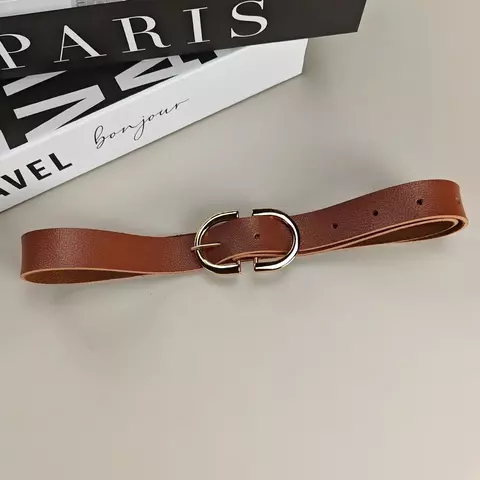 Cinto Infantil Blogueirinha Fivela Dupla Marrom - comprar online