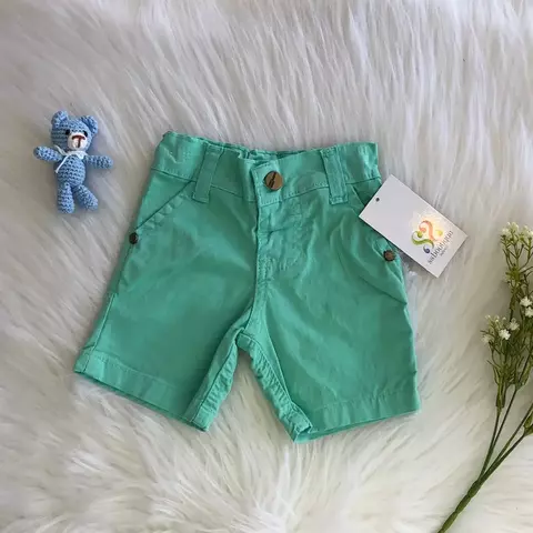 BERMUDA BABY COLLOR VERDE - comprar online