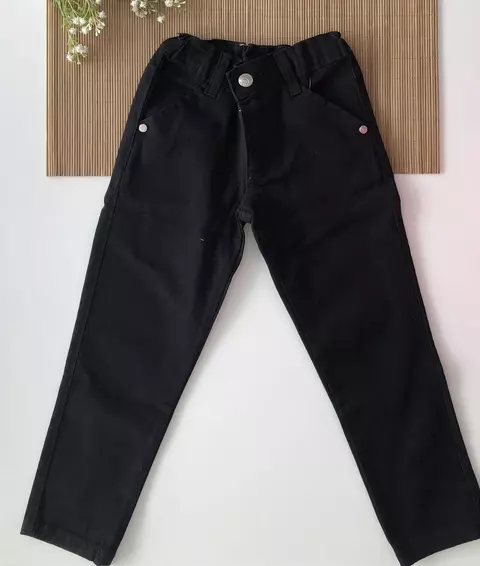 Calça Infantil Collor Preta - comprar online
