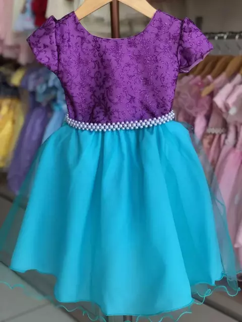 Vestido Fundo do Mar Ariel - comprar online
