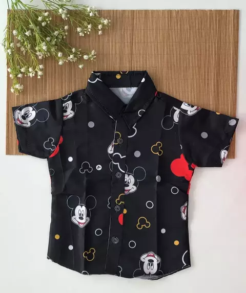 Camisa Temática Mickey Preta - comprar online