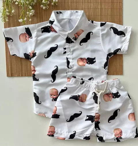 Conjunto Mauricinho Chefinho Branco - comprar online