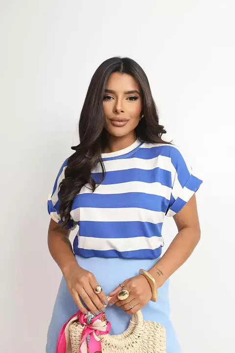 Blusa Japonesa Listra Larga - comprar online