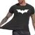 Camisa com estampa de morcego masculino - AeroVogue.com.br