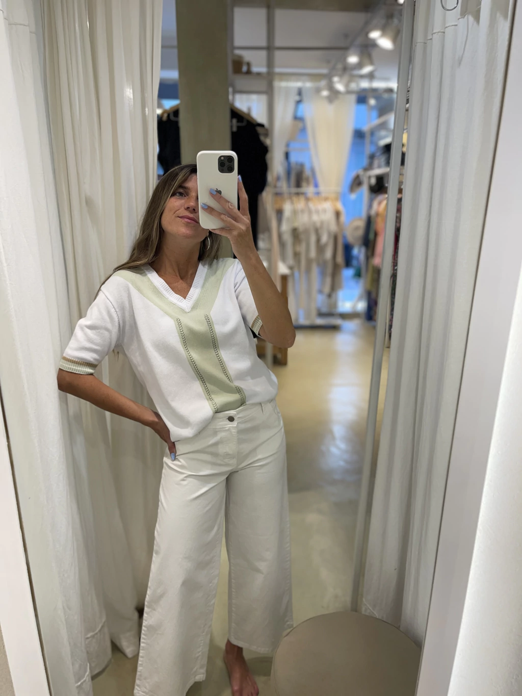 Remera tejido algodón