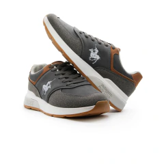 Wellington Polo Heraldo Gris/Marron/Blanco - tienda online