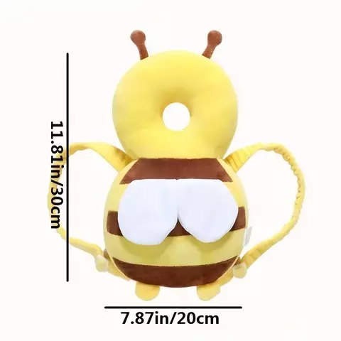 Travesseiro de proteção para cabeça de bebê Little Bee – Chapéu anti-qued