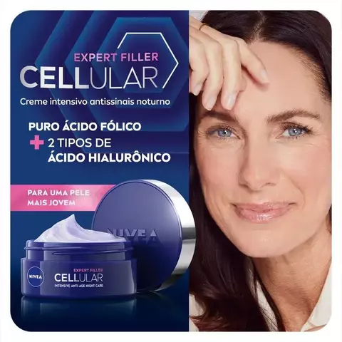 NIVEA Creme Facial Noturno - O potinho noturno dos queridinhos da hidratação facial, auxilia a renovação celular e hidrata profundamente a pele enquan