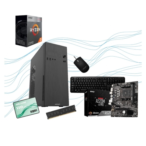 Pc Kelyx Computadora Amd Ryzen 3 3200g 8gb Ram 240gb Ssd