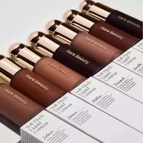 Beleza rara hidratante acabamento alto brilhante luminizador bronze líquido cont