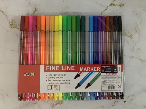 Kit Caneta Fineline – 24 Cores - comprar online