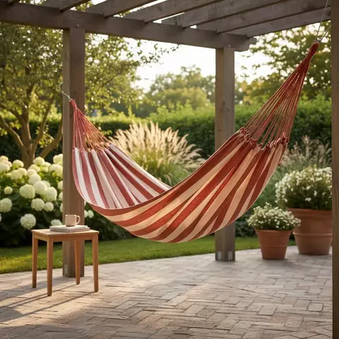 Rede de Descanso Terra & Sol – Telha com Bege