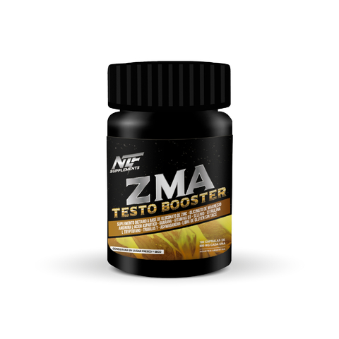 ZMA AUMENTO DE LA TESTOSTERONA - FUERZA Y LIBIDO X 100 CÁPSULAS DE 600 MG SIN TACC