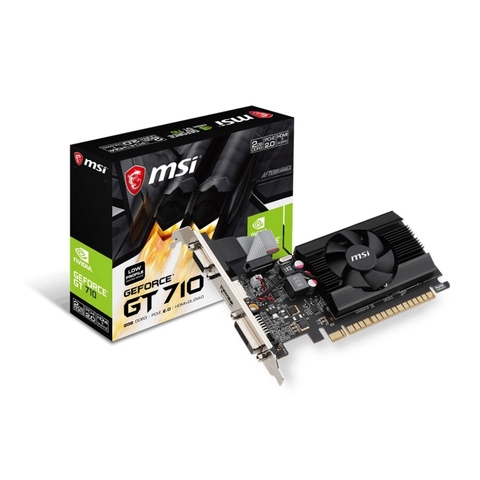 Placa De Video Msi Geforce Gt 710 2gb Ddr3 Pcie 2