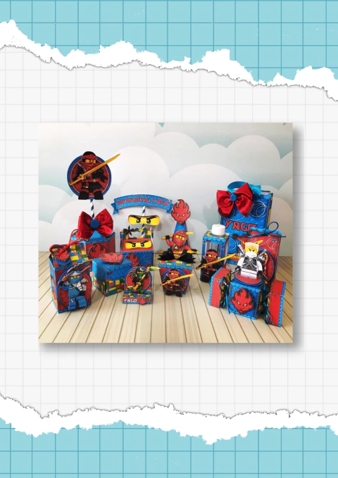 Kit Festa NINJAGO Personalizado