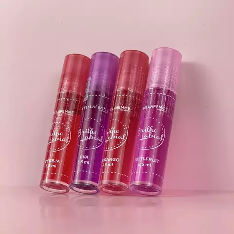 Brilho Labial Roll-On Frutas - Bella Femme