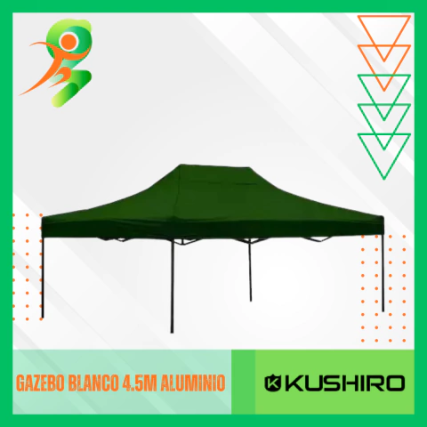 Gazebo Blanco 4.5m Plegable De Aluminio - comprar online