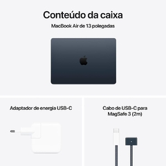 Apple Macbook Air M4 - 13.6 Polegadas - 16/256GB - Meia Noite - NextApple