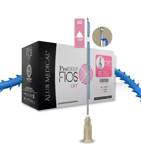 Fios ProDeep Lift Molding 18G - 100MM-150MM - 1 Blister c/ 4 Un - Allur Medical