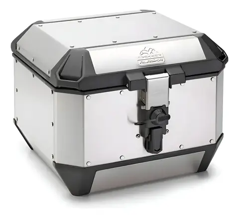 aul Trasero Givi Top Case Trekker Alaska - 44lts Aluminio Color Gris