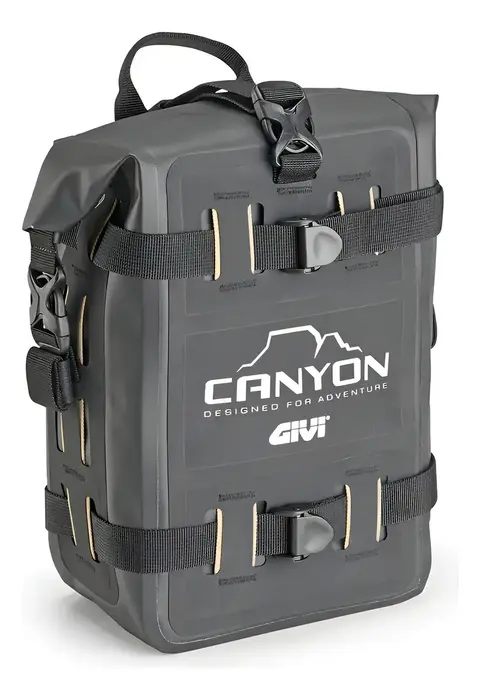 Bolsa Givi Impermeable Cargo 8 Litros En Teo Motos Color Negro