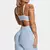 Conjunto Fitness Feminino Sexy Top Sem Costas + Suporte Perfeito Yoga, Academia e Estilo - comprar online