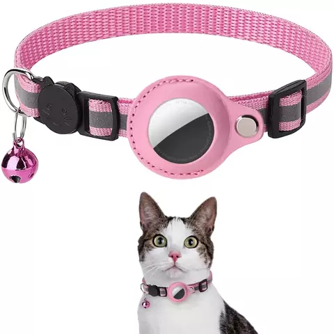 Coleira para Gato com Suporte para AirTag Reflexiva - comprar online
