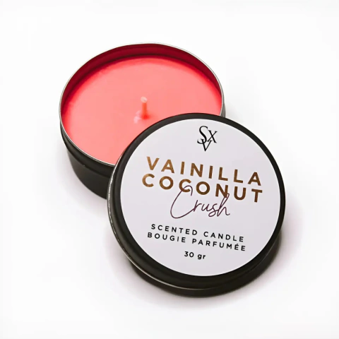 Vela Aromática Vainilla Coconut Crush 30 Gr Lata Metálica