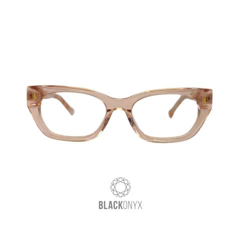ARMAÇÃO PARA ÓCULOS DE GRAU - LINHA ONYX - ROSA TRANSPARENTE