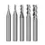 Juego 5 Piezas Fresa 3 Filos Hrc55 Para Router Cnc