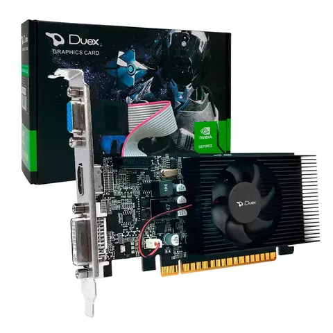 Placa De Vídeo Vx Pro Duex GT 210 GeForce 1GB, DDR3, 64 Bits, Low Profile, VGA/HDMI/DVI - G210lp-1gd3