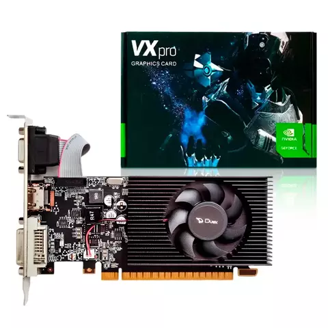Placa De Video Vx Pro Nvidia Geforce Gt610lp, 2gb, Ddr3, 64bit, Gt610lp-2gd3 *