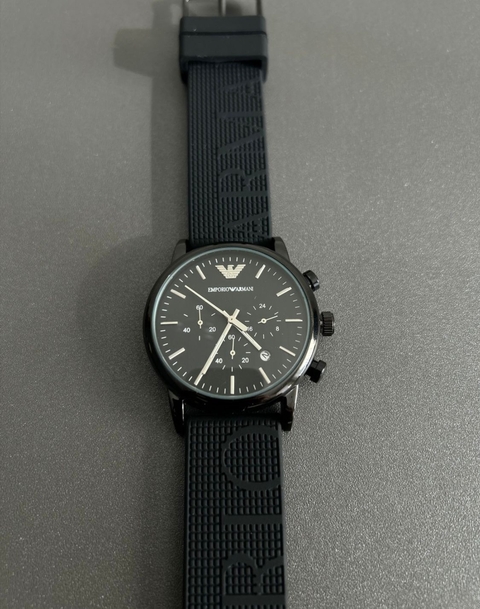 Relógio Empório Armani Funcional Preto - comprar online