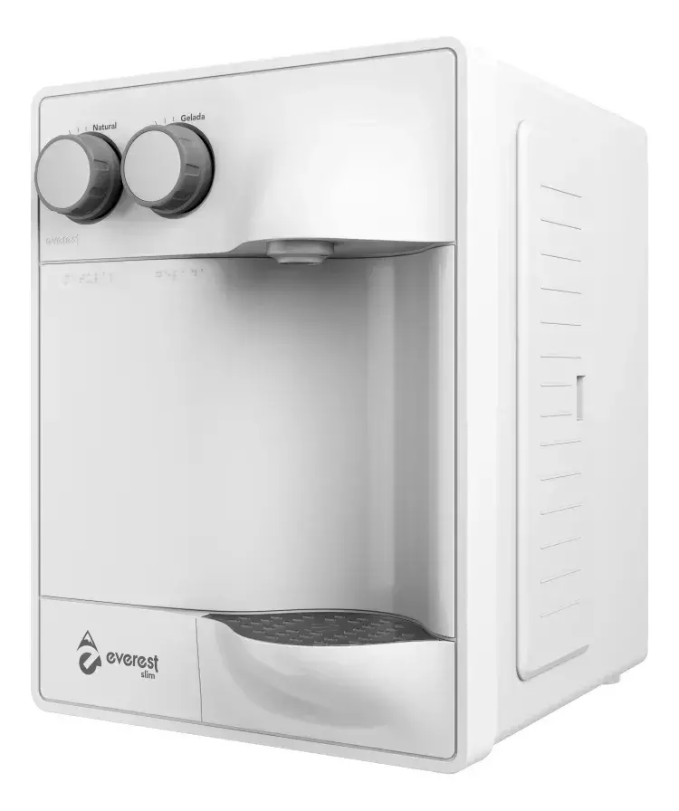 Purificador Com Compressor Slim Branco Água Gelada