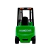 Miniatura micro Empilhadeira Hangcha Verde - loja online