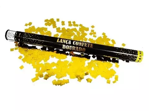 LANCA CONFETE 60 CM DOURADO (LCN018)