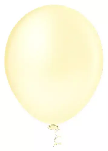 BALÃO LISO TAM 09 MARFIM PIC PIC 50UN (1001009440050)