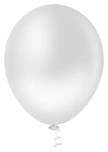 BALÃO LISO REDONDO TAM 05 CLEAR COM 50UN (1001005210050)