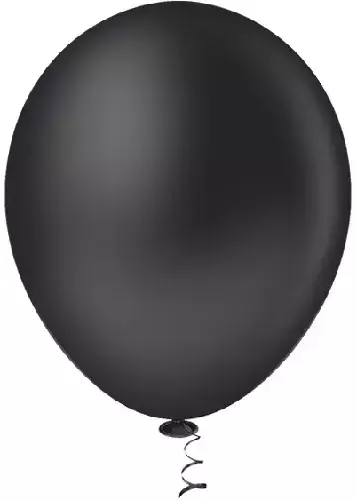 BALÃO LISO TAM 10 PRETO PIC PIC 50 UN (1001010120050)