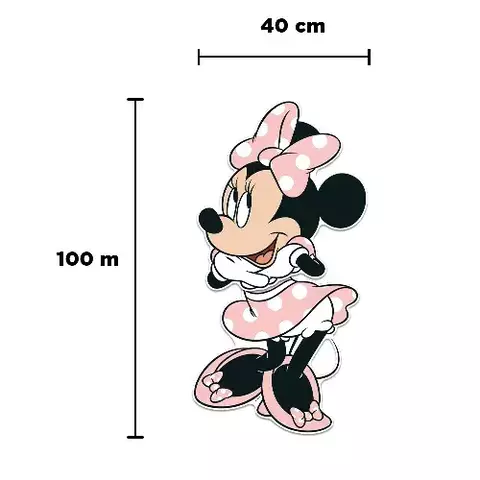 PERSONAGEM DECORATIVO MINNIE MOUSE ROSA 01 UN. (118892.5)