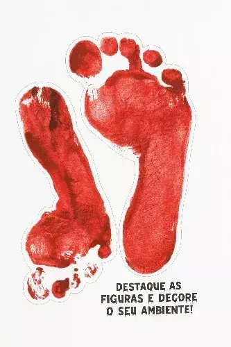 ADESIVOS DE CHAO PEGADAS DE SANGUE HALLOWEEN. (119051.2)