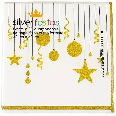 GUARDANAPO ESTAMPADO 32 CM X 32 CM (GP33133)