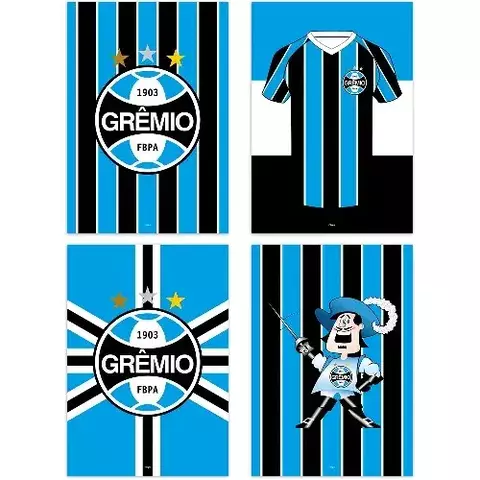 CARTAZ DECORATIVO GREMIO 04 UN. (115143.6)