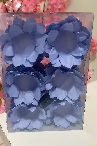 FOLHA DUPLA LISA AZUL SERENETY C/40UN (2371)