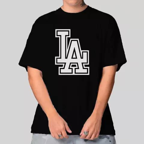 Camiseta Masculina Oversized Los Angeles