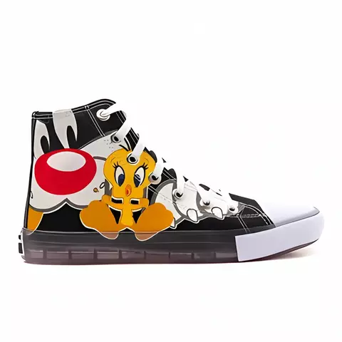 Tênis All Star Converse Cano Médio Piu Piu e Frajola