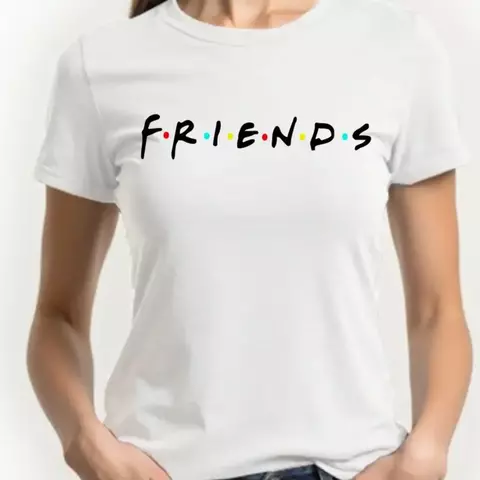 Camisa Feminina Baby Look Friends